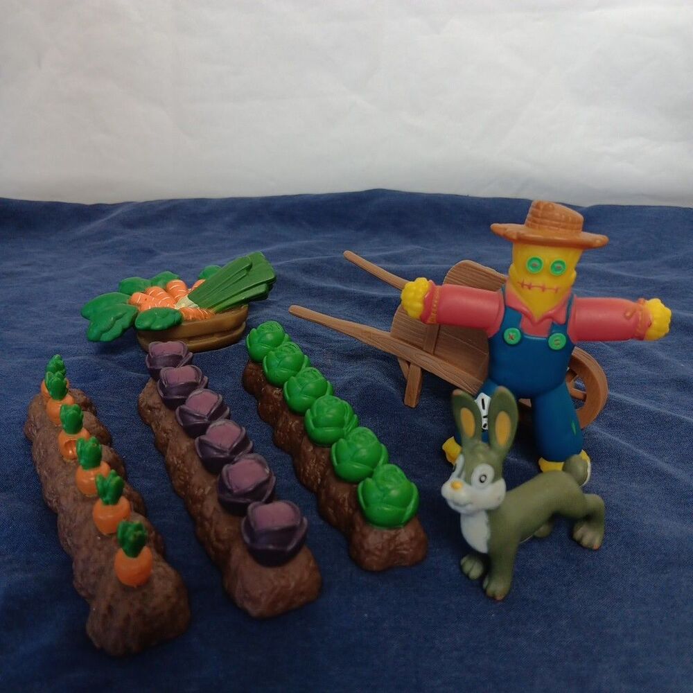 DeAgostini My Animal Farm Scarecrow Rabbit Wheelbarrow Garden Rows Replacements